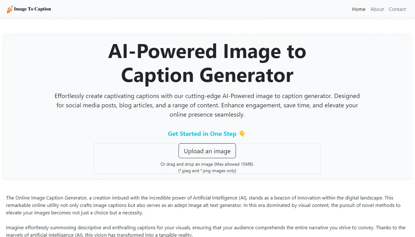 Image to Caption Generator